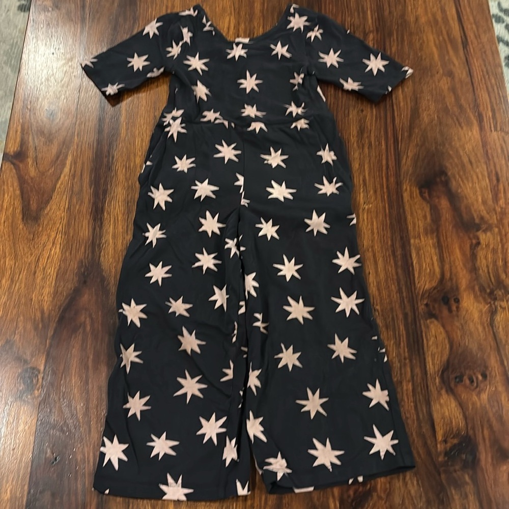 Tea Collection 4 Black and Tan Star Jumpsuit